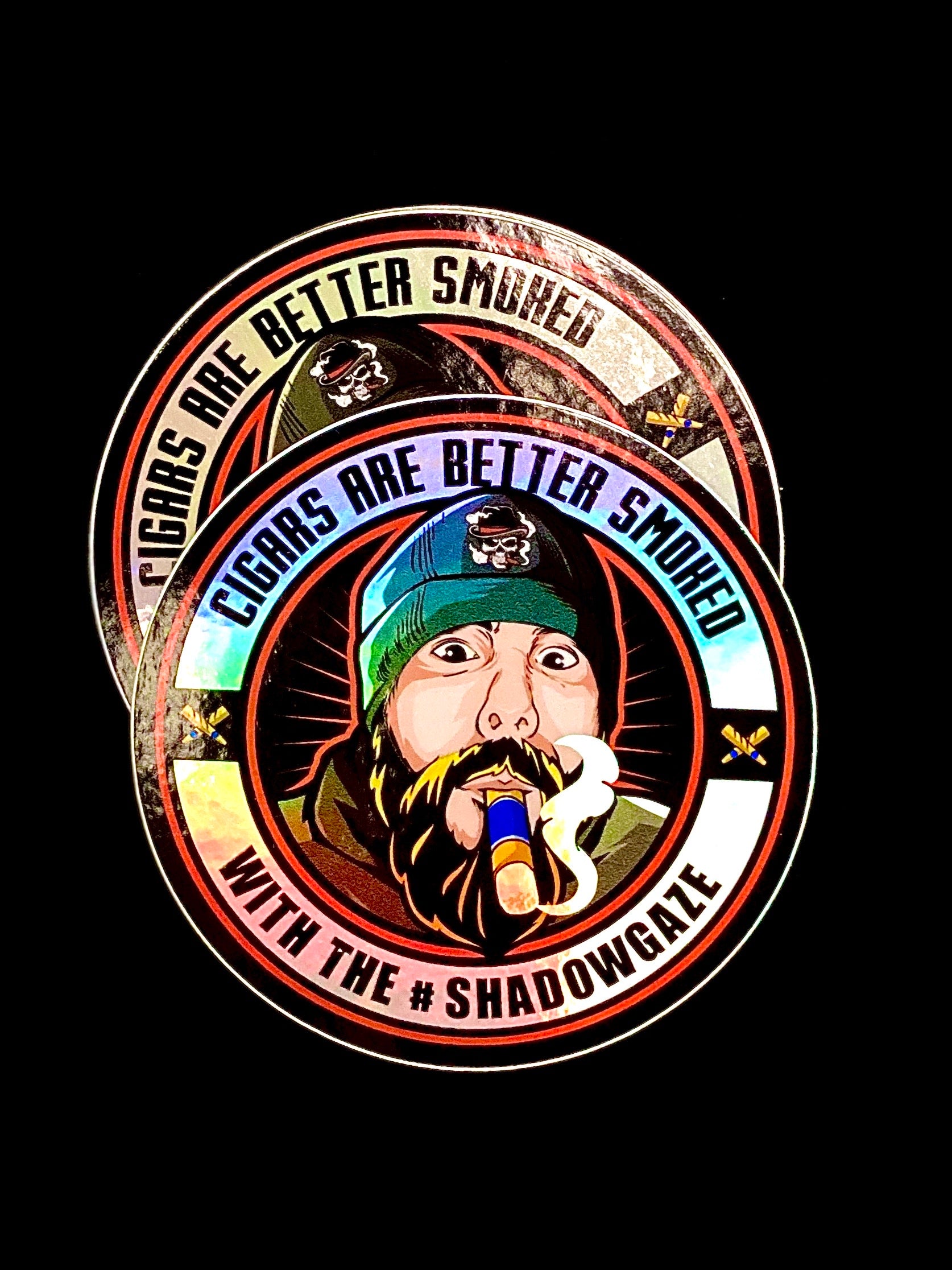 Shadow Smokers Legion #ShadowGaze Die Cut Holo Sticker