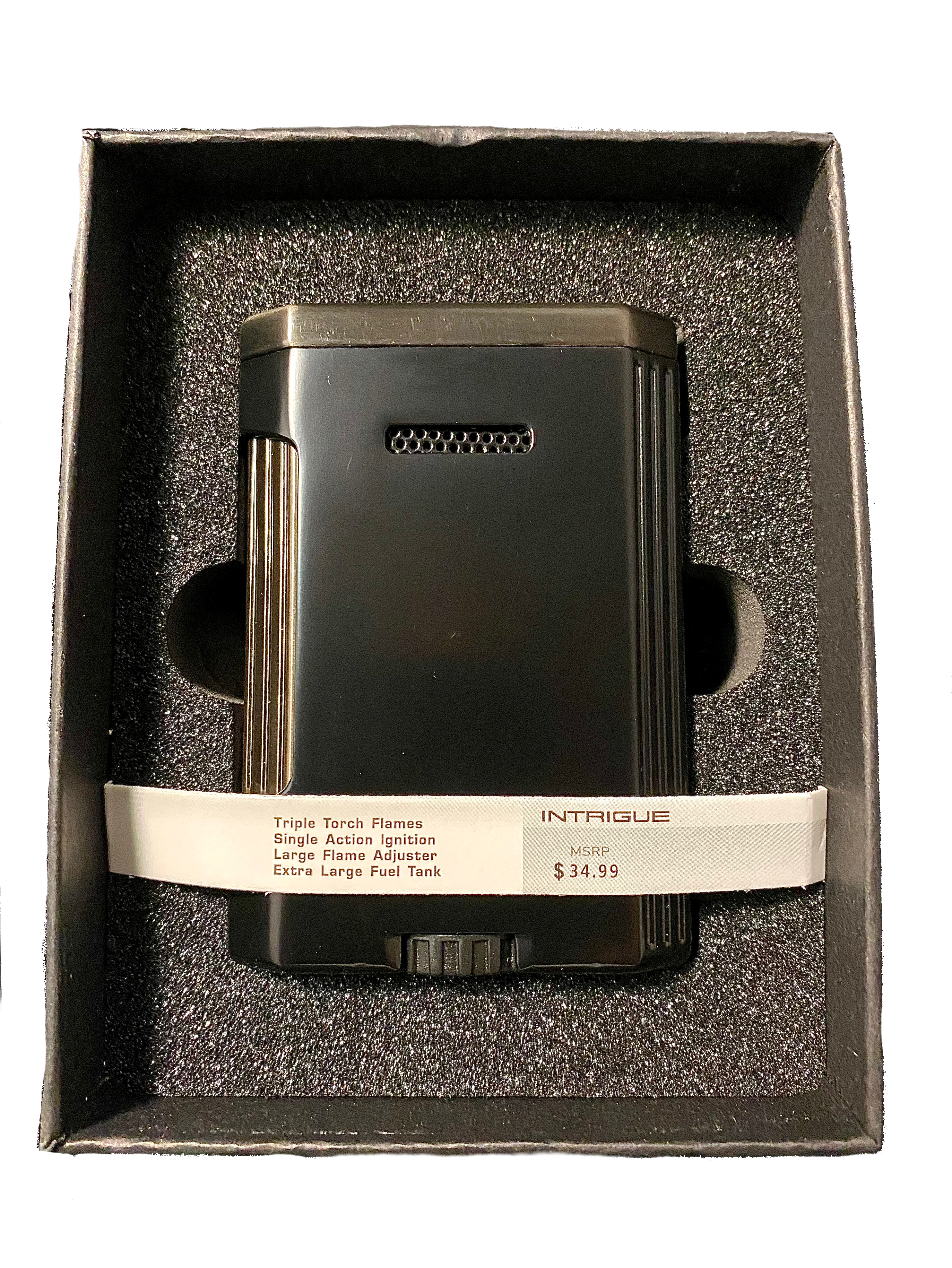 Vertigo Intrigue Table Lighter (Triple Torch)