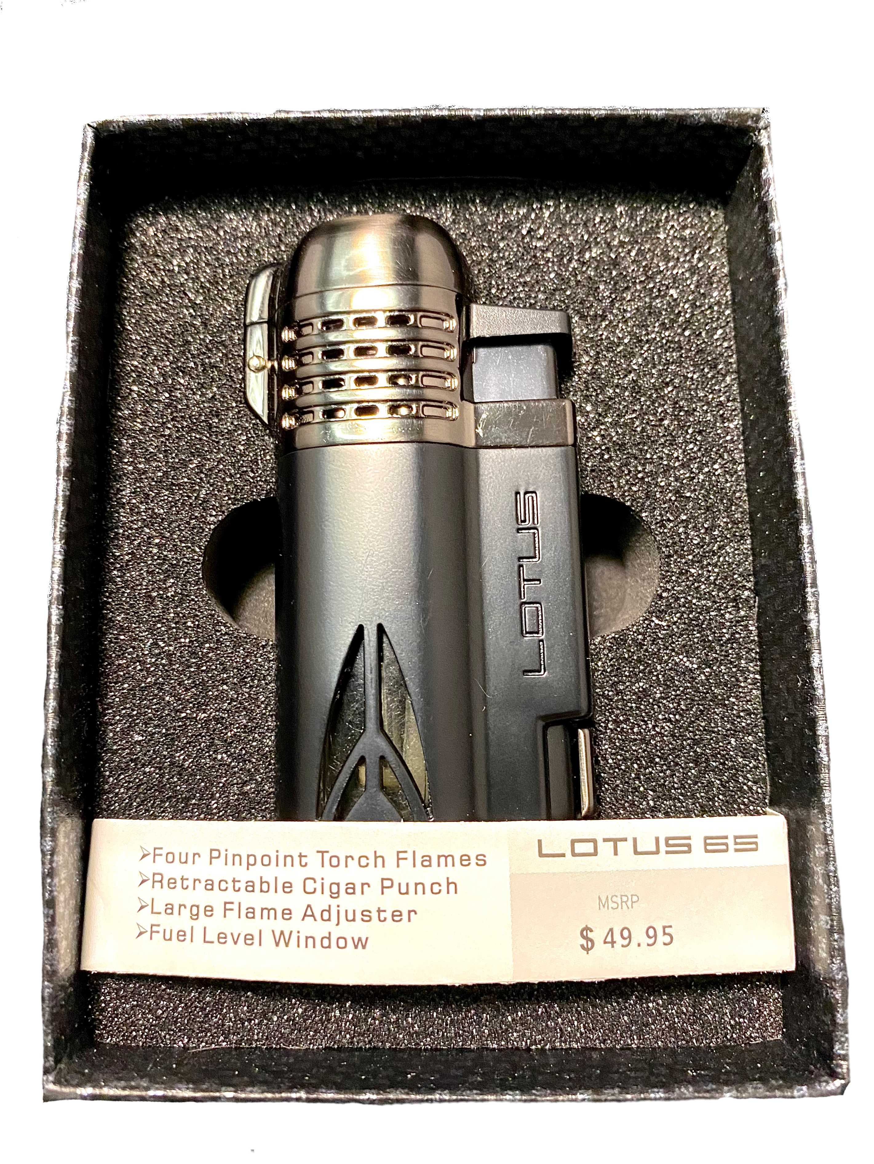 Lotus Defiant Quad Torch Lighter