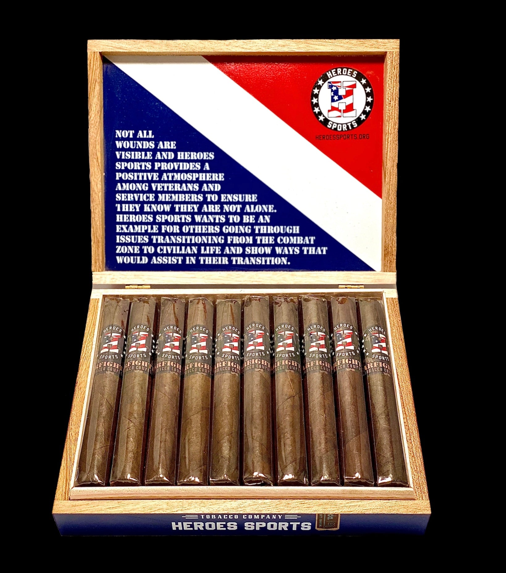 Warfighter Heroes Sports Foundation Collaboration Cigar