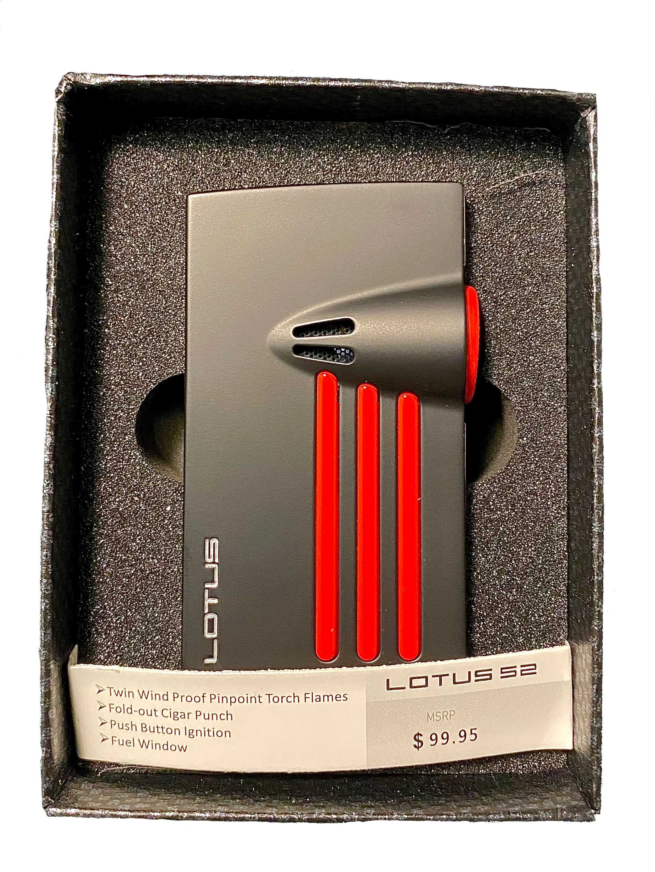 Lotus Orion Twin Flame Jet Lighter
