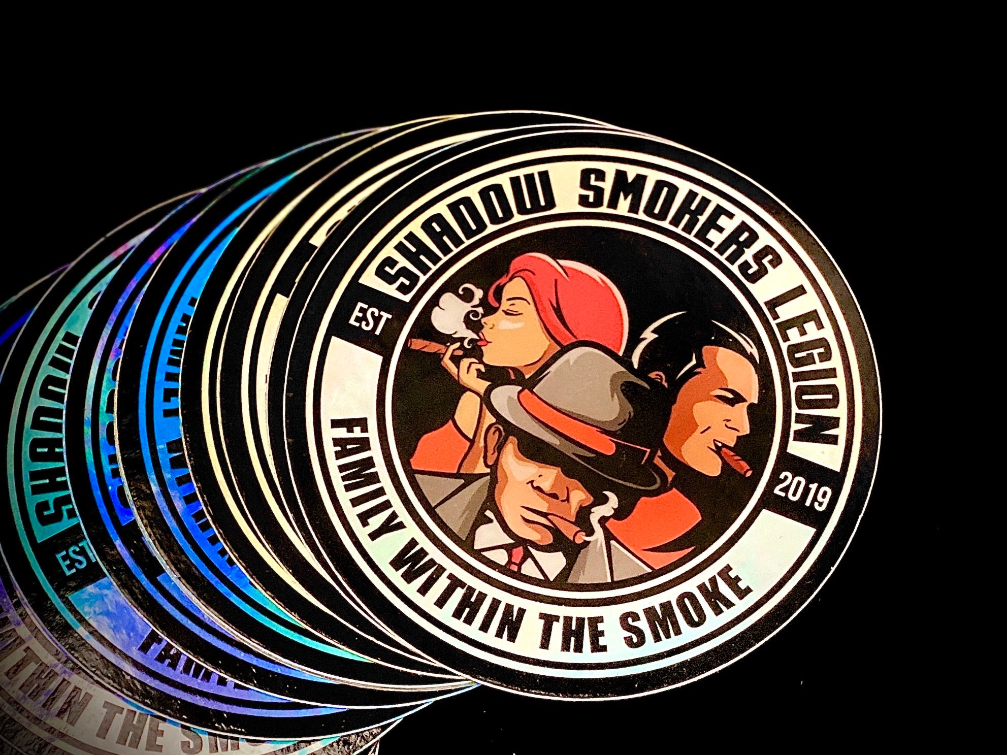 Shadow Smokers Legion 3” Holo “Family Within the Smoke” Sticker