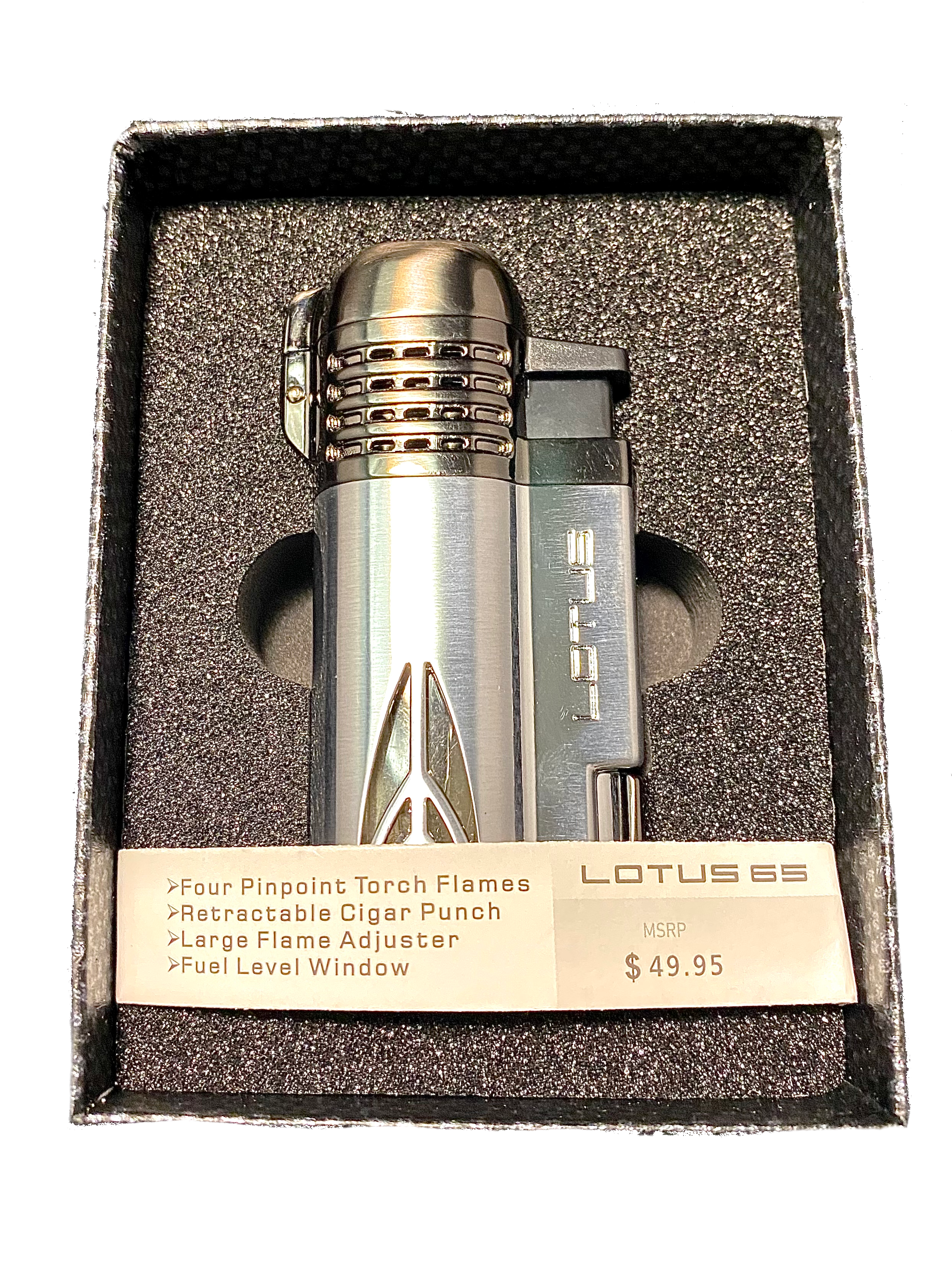 Lotus Defiant Quad Torch Lighter